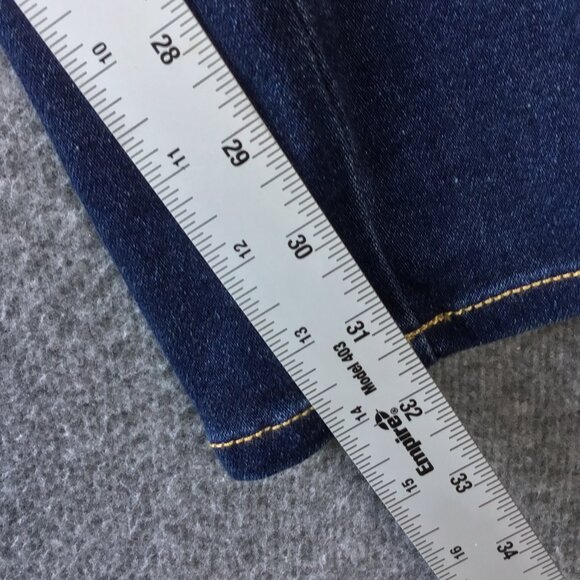 DG2 by Diane Gilman Dark Wash Comfort Waist Jeans Size Jeans LT/Large Tall - Picture 5 of 8